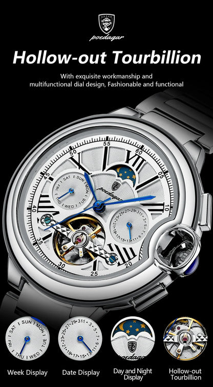 POEDAGAR Royal Automatic Watch