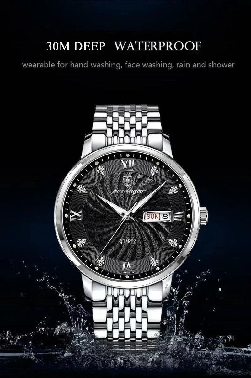 POEDAGAR Royal Day-Date Watch