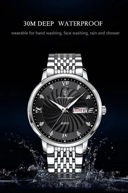 POEDAGAR Royal Day-Date Watch