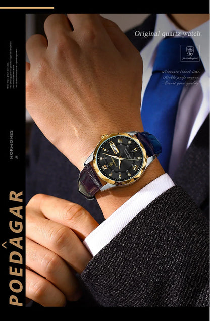 POEDAGAR Prestige Day-Date Watch