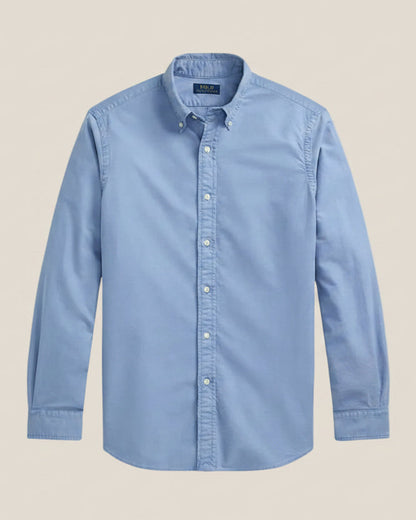 Slim Fit Garment-Dyed Oxford Shirt