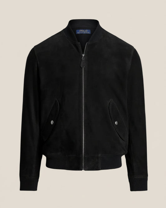 Suede Bomber Jacket